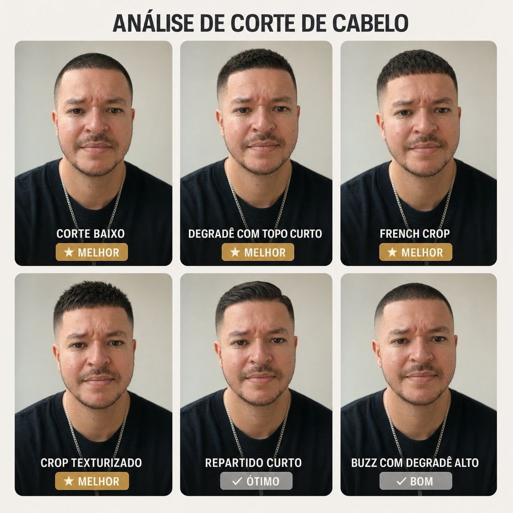 Análise de Cortes Masculinos