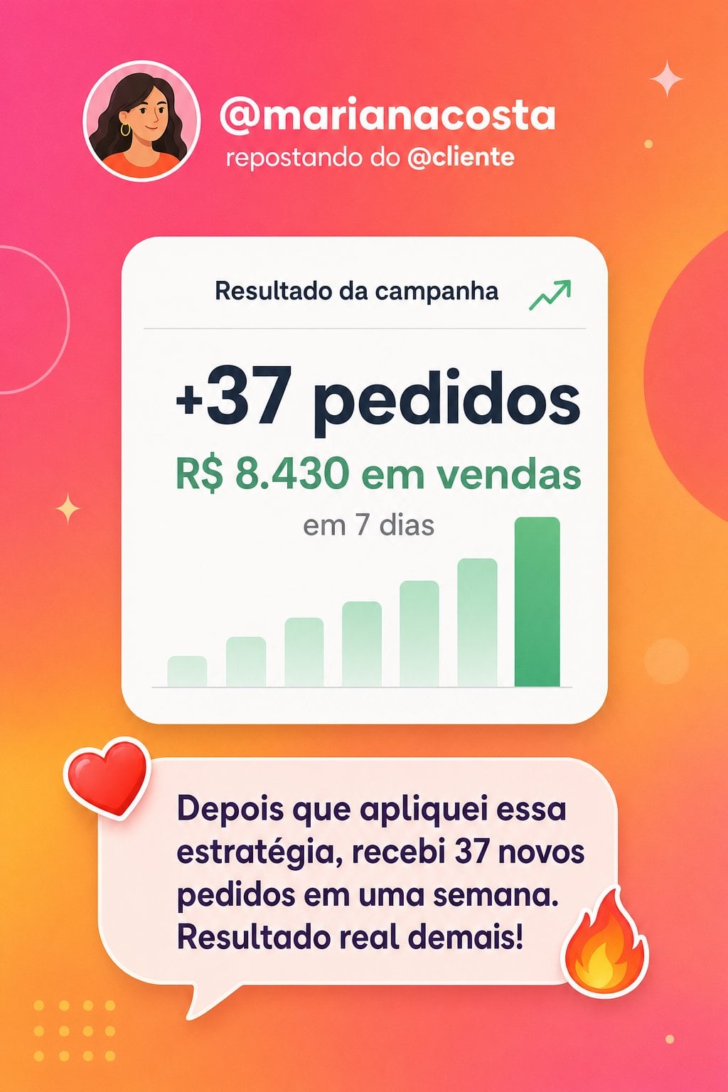 Story do Instagram com Repost (Fake)