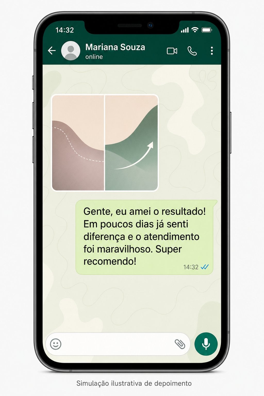 Depoimento WhatsApp (Fake)